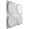 Ekena Millwork Adonis EnduraWall Decorative 3D Wall Panel, White, 11 7/8"W x 11 7/8"H WP12X12ADWH - alternate 6